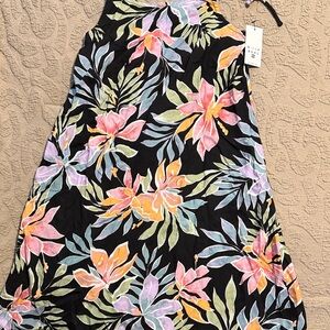 Billabong  Floral Halter Dress/ cover up